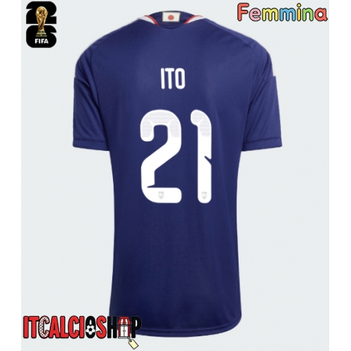 Giappone Hiroki Ito #21 Prima Maglia Femmina Mondiali 2026 Manica Corta